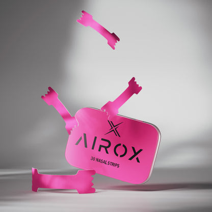 AIROX Sleep and Performance Nasal Strips - Neon Pink